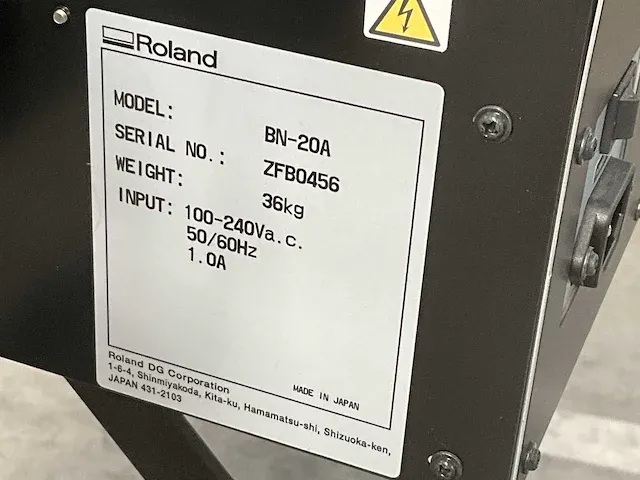 Roland versastudio bn-20a plotter - afbeelding 7 van  7