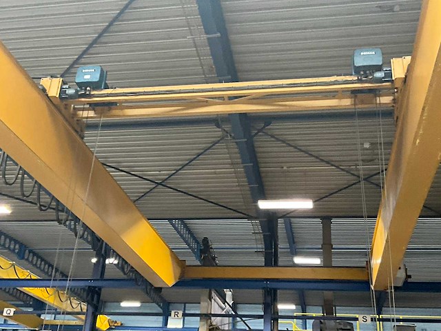 Rolbrug/bovenloophalkraan demag-jamach 2x 2,5 ton - afbeelding 3 van  22