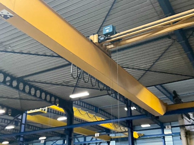Rolbrug/bovenloophalkraan demag-jamach 2x 2,5 ton - afbeelding 4 van  22