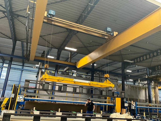 Rolbrug/bovenloophalkraan demag-jamach 2x 2,5 ton - afbeelding 8 van  22