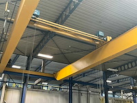 Rolbrug/bovenloophalkraan demag-jamach 2x 2,5 ton - afbeelding 20 van  22