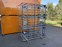 Rolcontainer 830x645x1700mm 3 stuks - afbeelding 1 van  1