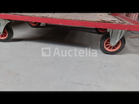 Rolcontainer rood - afbeelding 1 van  5