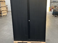 Roldeurkast 120x45x160cm, 2 legborden - afbeelding 1 van  2