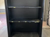 Roldeurkast 120x45x160cm, 2 legborden - afbeelding 2 van  2