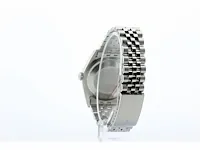 Rolex oyster perpetual datejust briljanten wijzerplaat,1991 - afbeelding 9 van  11