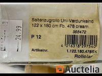 Rolgordijnen, plisségordijnen, huishoudtextiel (123 stuks) - afbeelding 20 van  21
