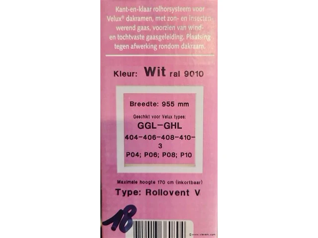 Rolhorsysteem/inkortbaar - afbeelding 1 van  3
