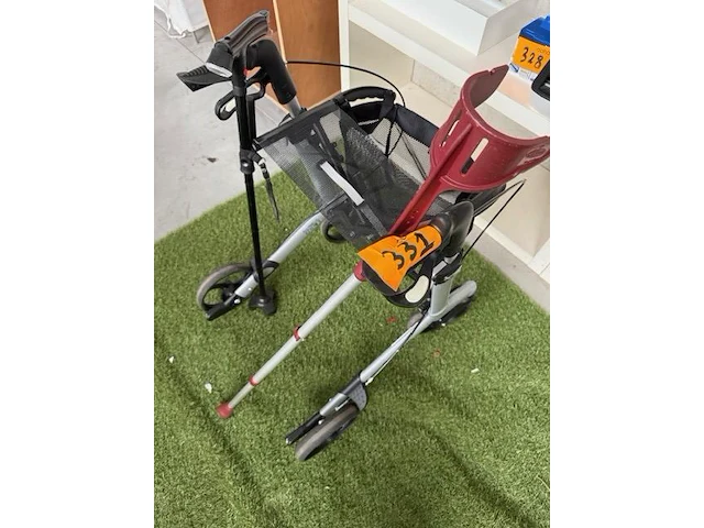 Rollator gemino + vloervantilator - afbeelding 1 van  7