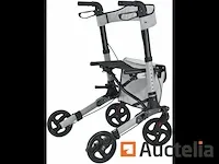 Rollator grijs - opvouwbaar loophulpmiddel - afbeelding 4 van  5