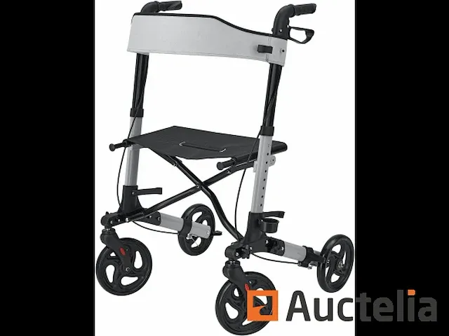 Rollator grijs - opvouwbaar loophulpmiddel - afbeelding 5 van  5