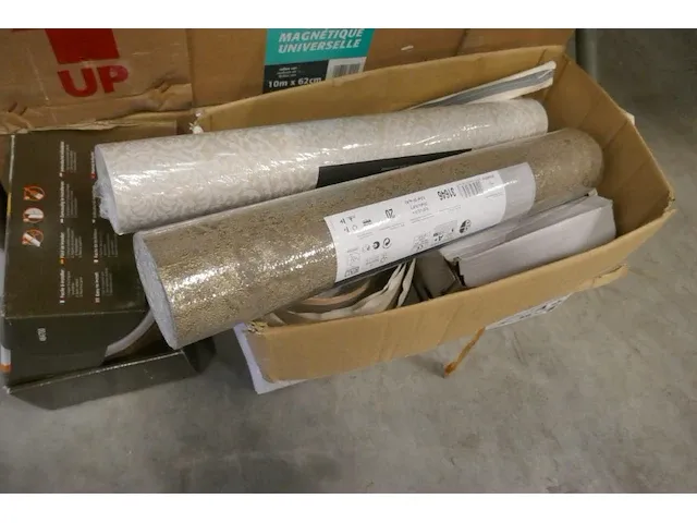 Rollen behangpapier-weefsels-magneetvlies - afbeelding 2 van  6