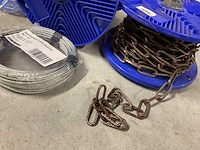 Rollen staalkabel en sierketting - afbeelding 8 van  8