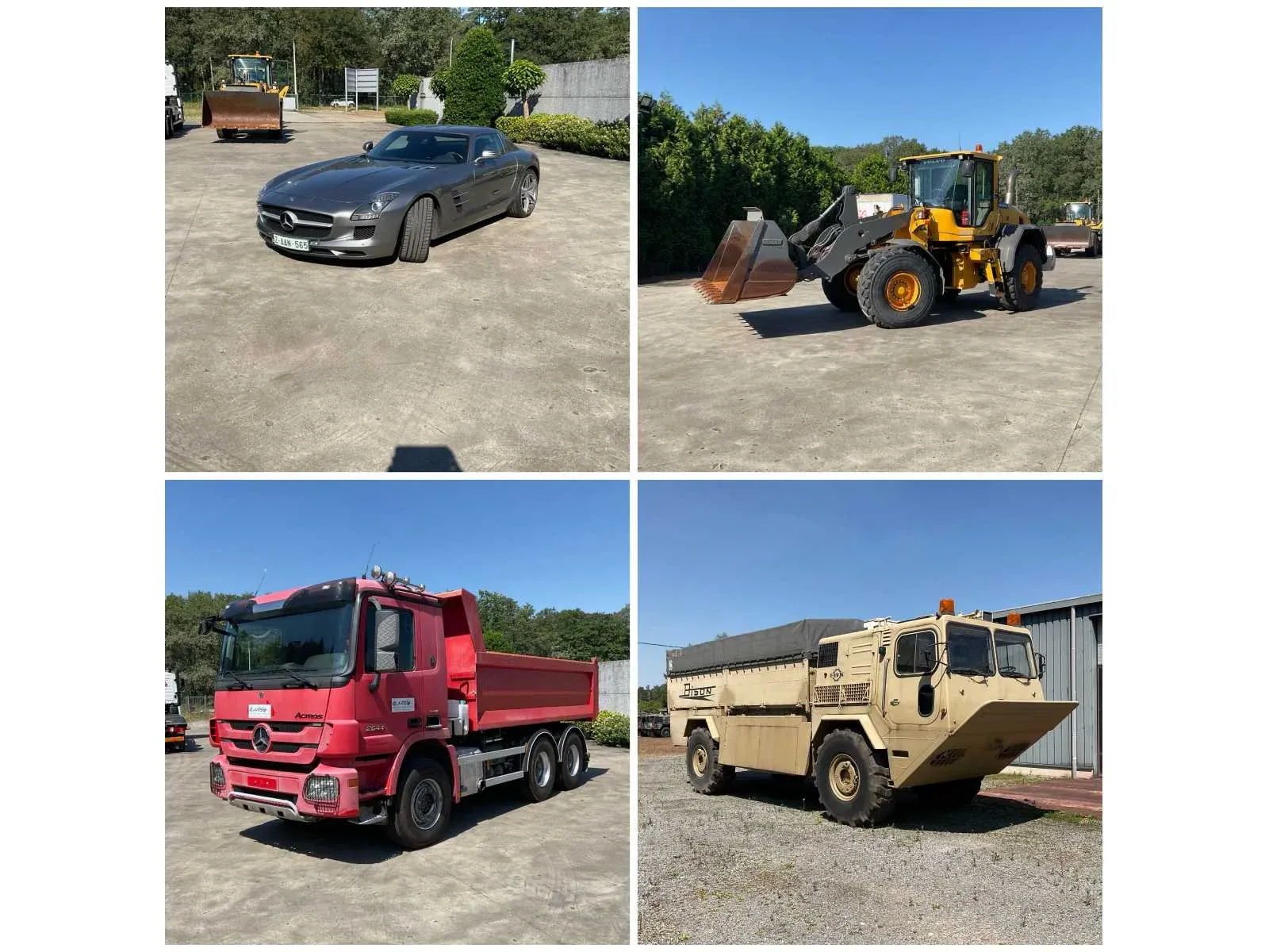 Rollend materieel en grondverzetmachines