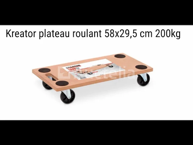 Rollend platform 200 kg kreator 58 x 29,5 cm - afbeelding 1 van  1