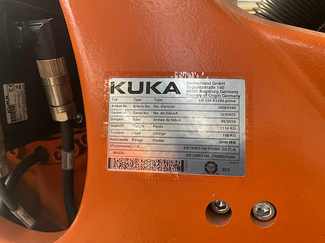 Rollenhandelinginstallatie jurgens met robot kuka kr 150 - afbeelding 18 van  113
