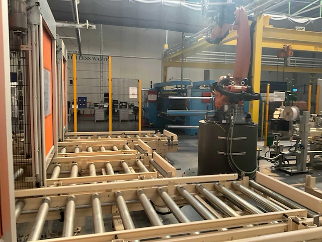 Rollenhandelinginstallatie jurgens met robot kuka kr 150 - afbeelding 63 van  113