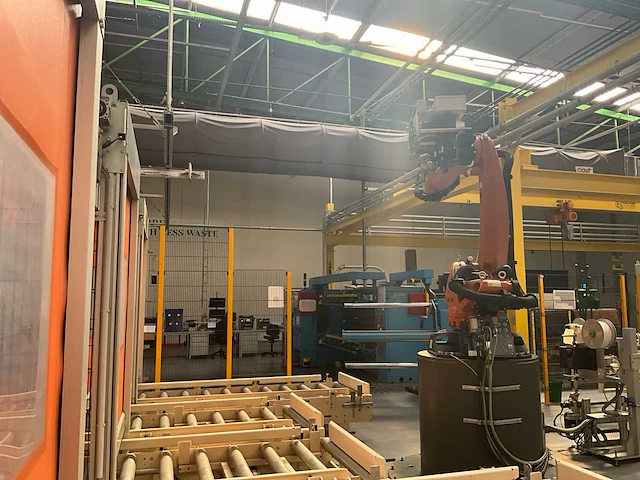 Rollenhandelinginstallatie jurgens met robot kuka kr 150 - afbeelding 64 van  113