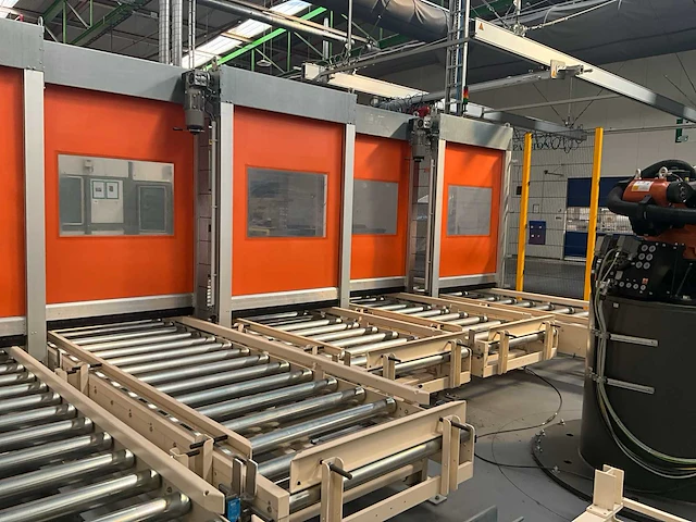 Rollenhandelinginstallatie jurgens met robot kuka kr 150 - afbeelding 65 van  113