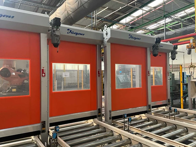 Rollenhandelinginstallatie jurgens met robot kuka kr 150 - afbeelding 82 van  113