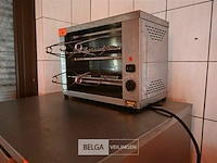 Roller grill met 5 tangen 47x25x35 - afbeelding 2 van  2
