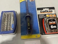 Rolmeter - spanningszoeker - 32 delige bitsenset - afbeelding 1 van  3
