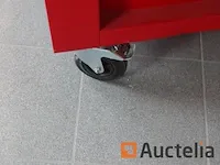 Roltafel op wielen met 7 lades stier - afbeelding 7 van  9