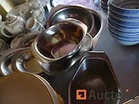Roltafel op wielen, tafel, glazen, plat - afbeelding 6 van  27