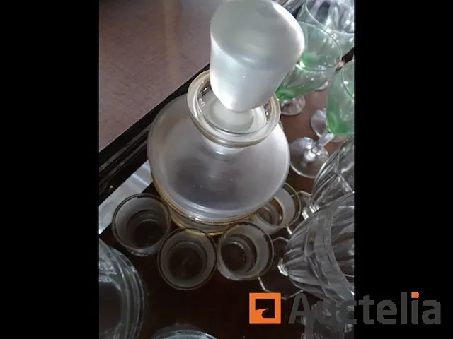 Roltafel op wielen, tafel, glazen, plat - afbeelding 18 van  27