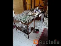 Roltafel op wielen, tafel, glazen, plat - afbeelding 12 van  27