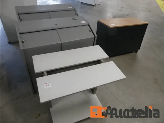 Roltafel printer 1 x 70 cm x 50 cm x 65 cm - afbeelding 1 van  3