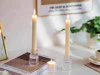 Romadedi glazen kandelaar - afbeelding 2 van  3