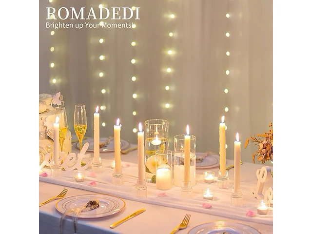 Romadedi glazen kandelaar - afbeelding 3 van  3