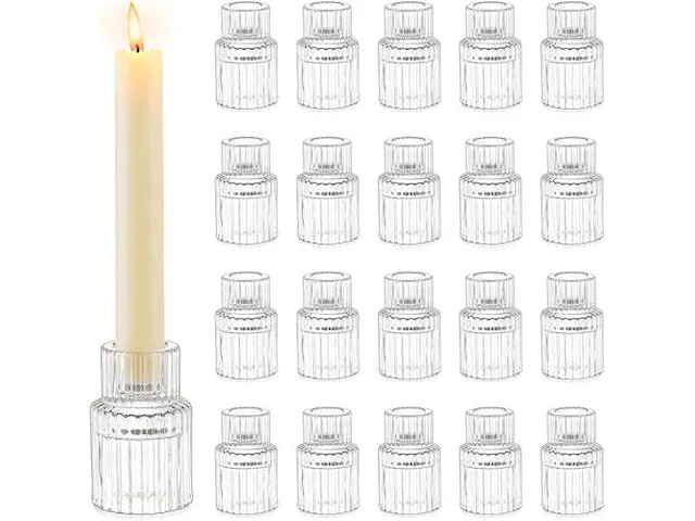 Romadedi glazen kandelaar - afbeelding 1 van  4