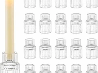 Romadedi glazen kandelaar - afbeelding 1 van  4