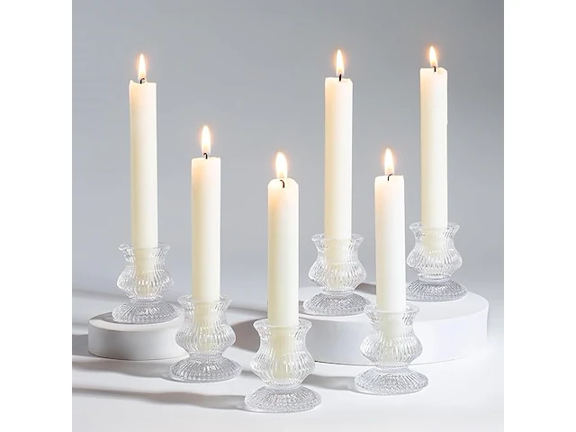 Romadedi glazen kandelaar - afbeelding 1 van  4