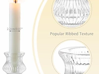 Romadedi glazen kandelaar - afbeelding 3 van  4