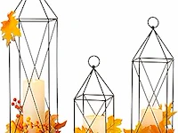 Romadedi outdoor kaars lantaarn (set van 3) - afbeelding 1 van  1