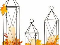 Romadedi outdoor kaars lantaarn (set van 3) - afbeelding 1 van  1