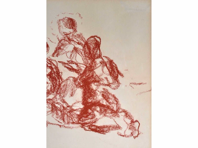 Romain de saegher - pastelkrijt op papier - afbeelding 4 van  6