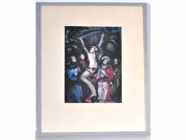 Romain de saegher (1907-1986) - origineel - afbeelding 2 van  8