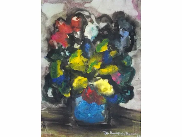 Romain de saegher (1907-1986) - origineel - afbeelding 1 van  6