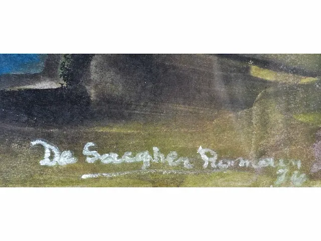 Romain de saegher (1907-1986) - origineel - afbeelding 3 van  6