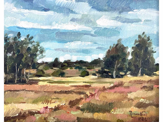 Romain vael - landschap - olie op doek - afbeelding 1 van  7