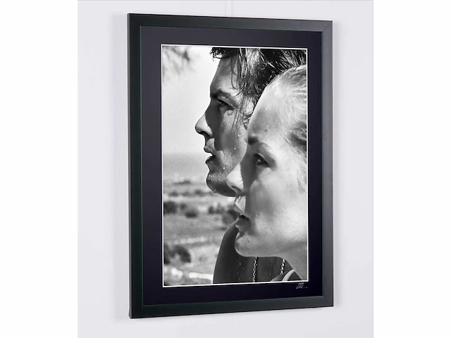 Romy schneider & alain delon - la piscine 1969. - fine art photography - luxe houten lijst 70x50 cm - gelimiteerde oplage van 30 stuks - afbeelding 3 van  8