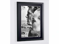 Romy schneider & alain delon - la piscine 1969. - fine art photography - luxe houten lijst 70x50 cm - gelimiteerde oplage van 30 stuks - afbeelding 3 van  8