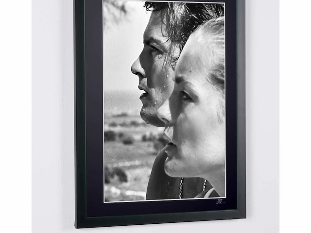 Romy schneider & alain delon - la piscine 1969. - fine art photography - luxe houten lijst 70x50 cm - gelimiteerde oplage van 30 stuks - afbeelding 4 van  8