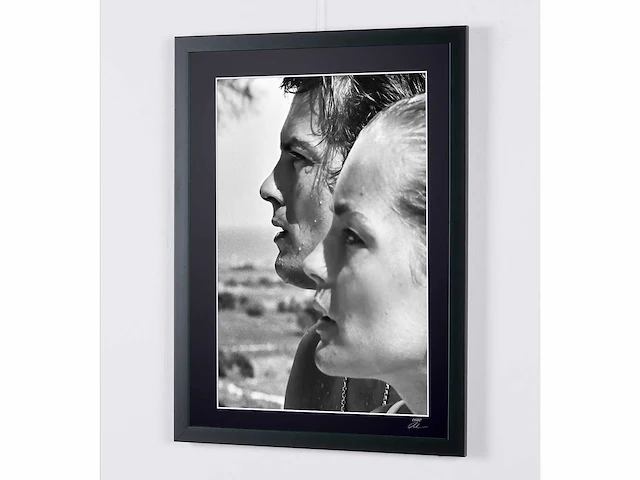 Romy schneider & alain delon - la piscine 1969. - fine art photography - luxe houten lijst 70x50 cm - gelimiteerde oplage van 30 stuks - afbeelding 5 van  8