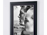 Romy schneider & alain delon - la piscine 1969. - fine art photography - luxe houten lijst 70x50 cm - gelimiteerde oplage van 30 stuks - afbeelding 6 van  8