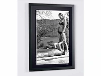 Romy schneider & alain delon - la piscine 1969. - fine art photography - luxe houten lijst 70x50 cm - limited edition nr 03 van 30 - afbeelding 6 van  7